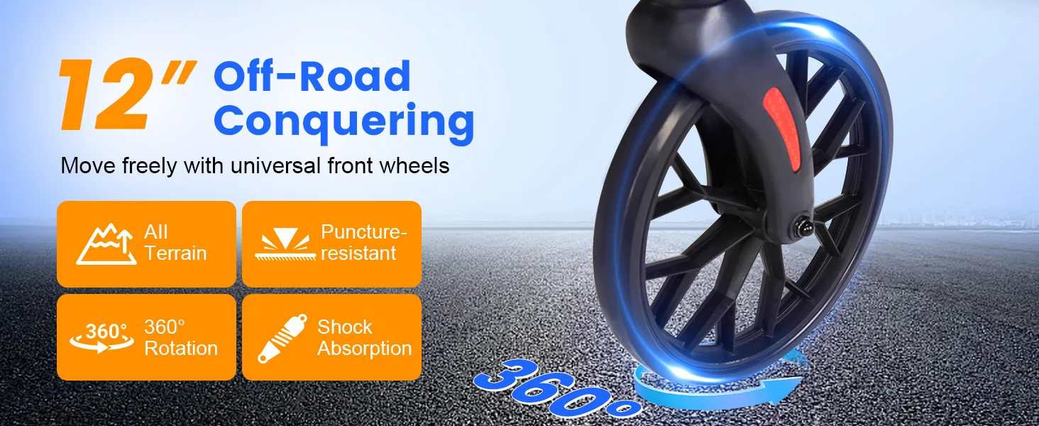 Amazon Listing Design for a 2-in-1 Rollator Transport Chair ecommerce product visual