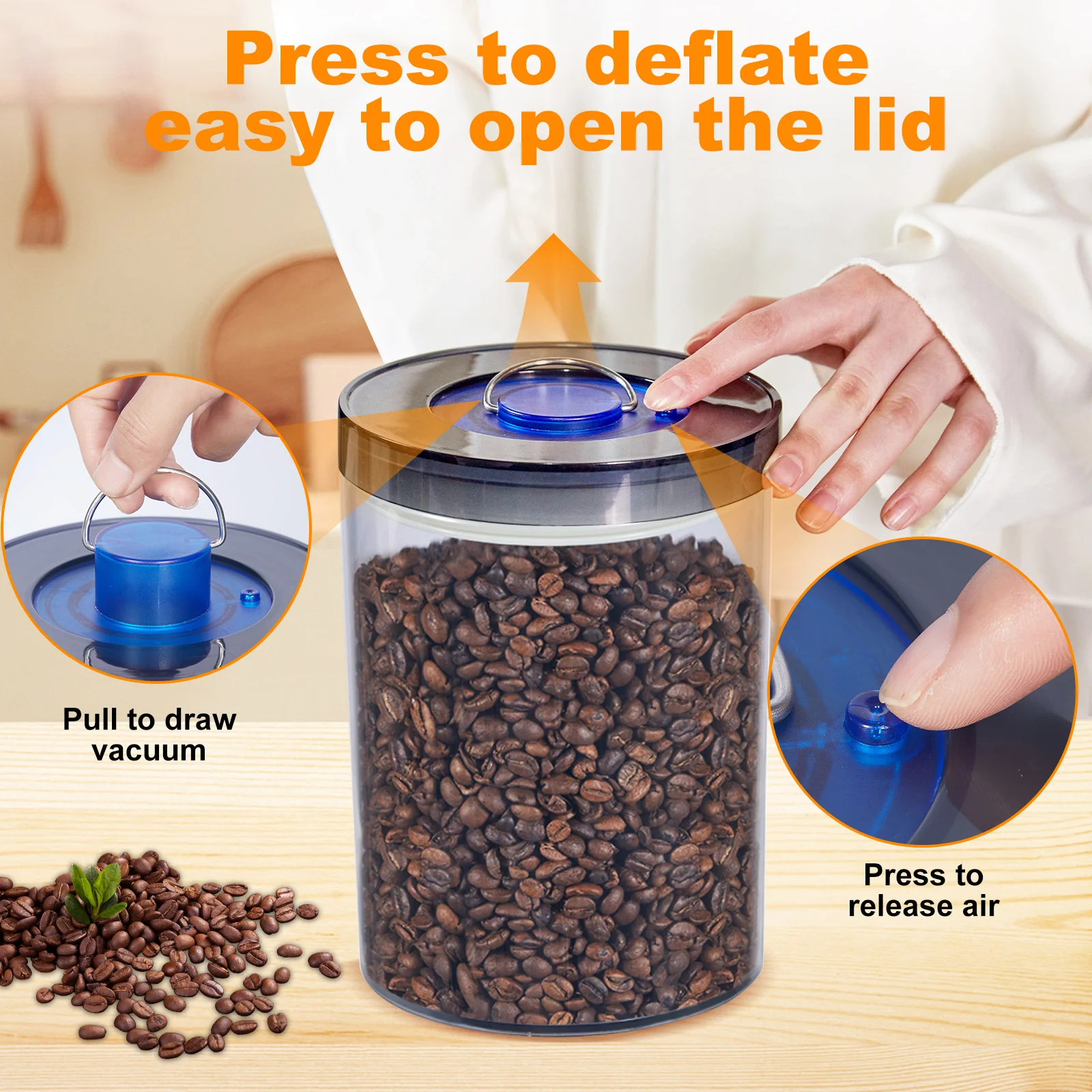 Vacuum Storage Container Amazon Listing Design ecommerce product visual