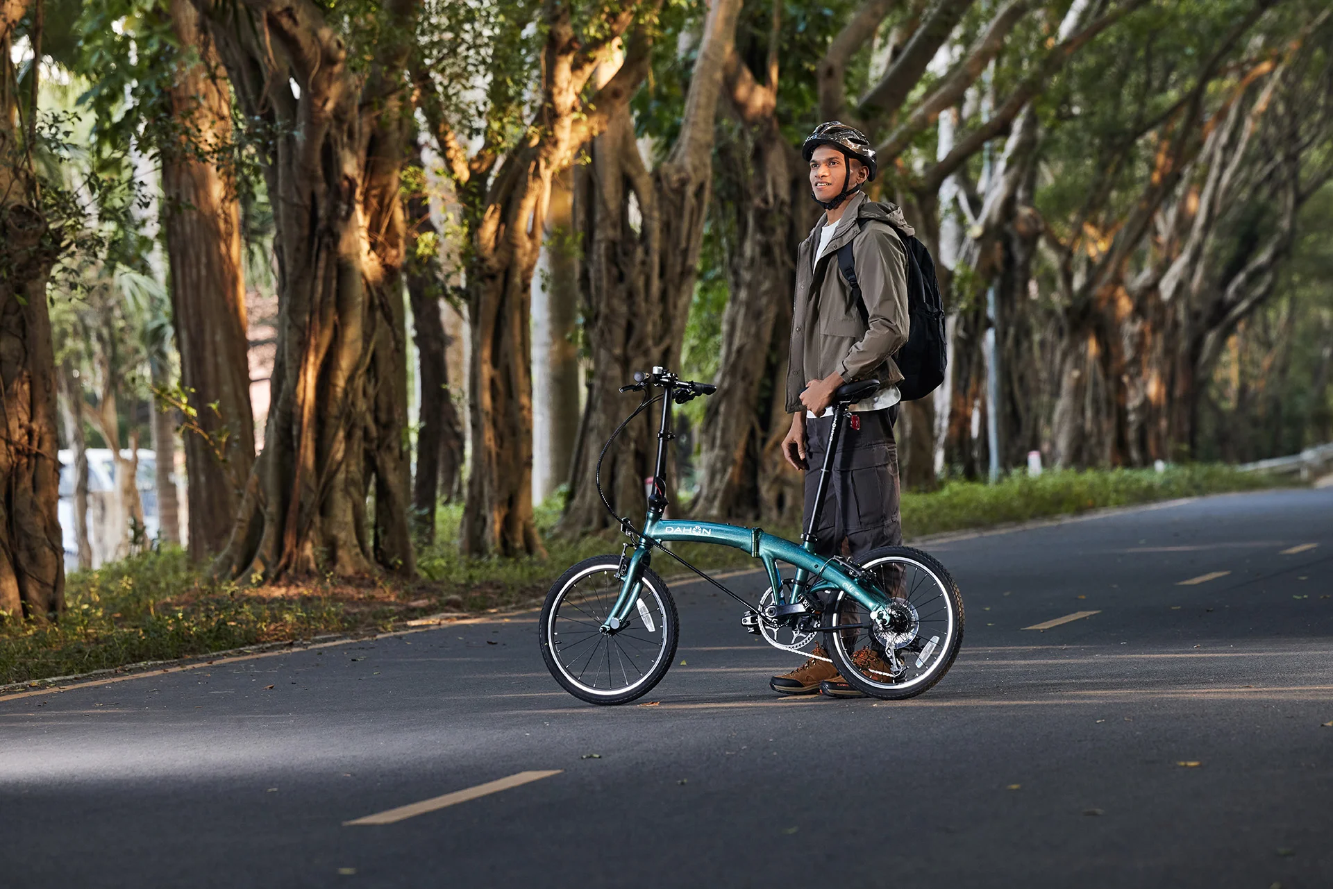 Folding Bicycle Lifestyle Photography ecommerce product visual