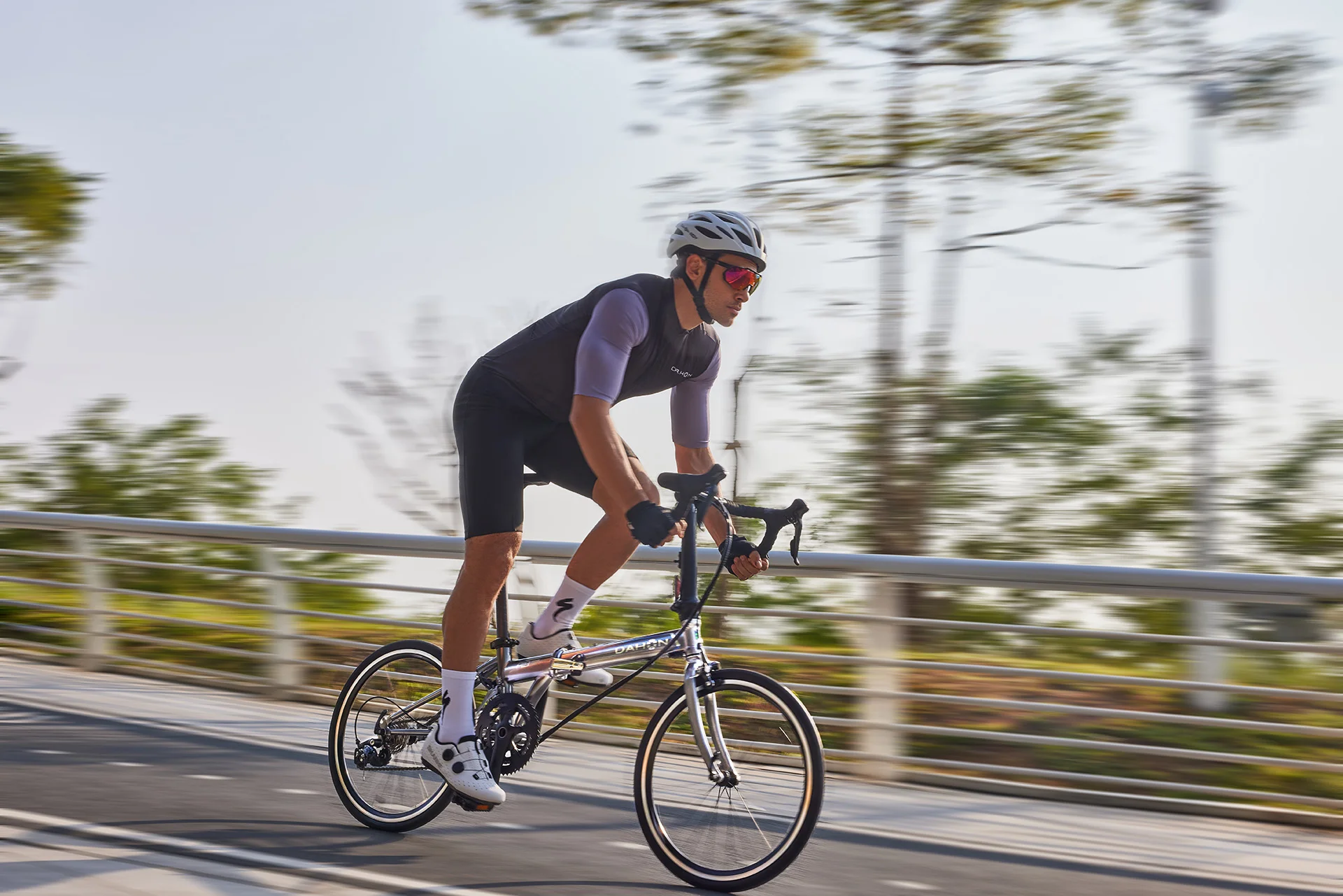 Folding Bicycle Lifestyle Photography ecommerce product visual