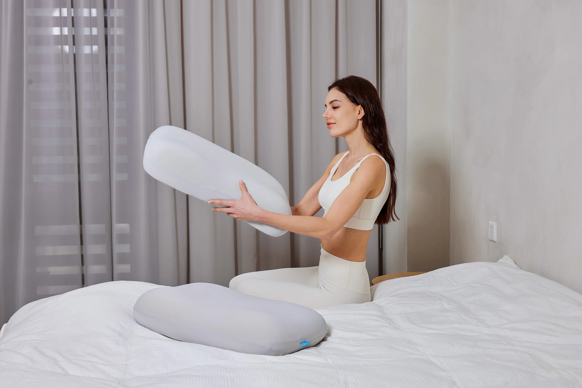 Ergonomic Pillow Lifestyle Photography visual production example