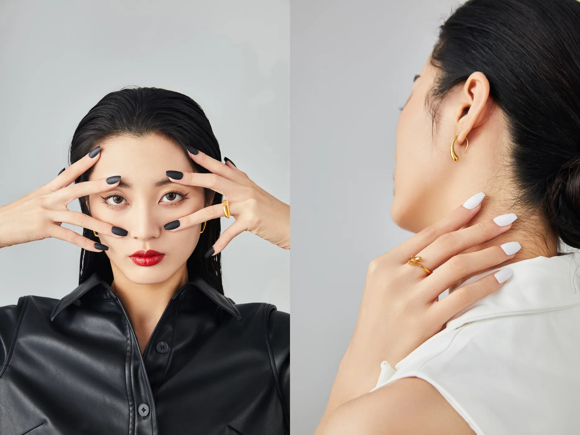 Earring and Jewelry Model Photography visual production example