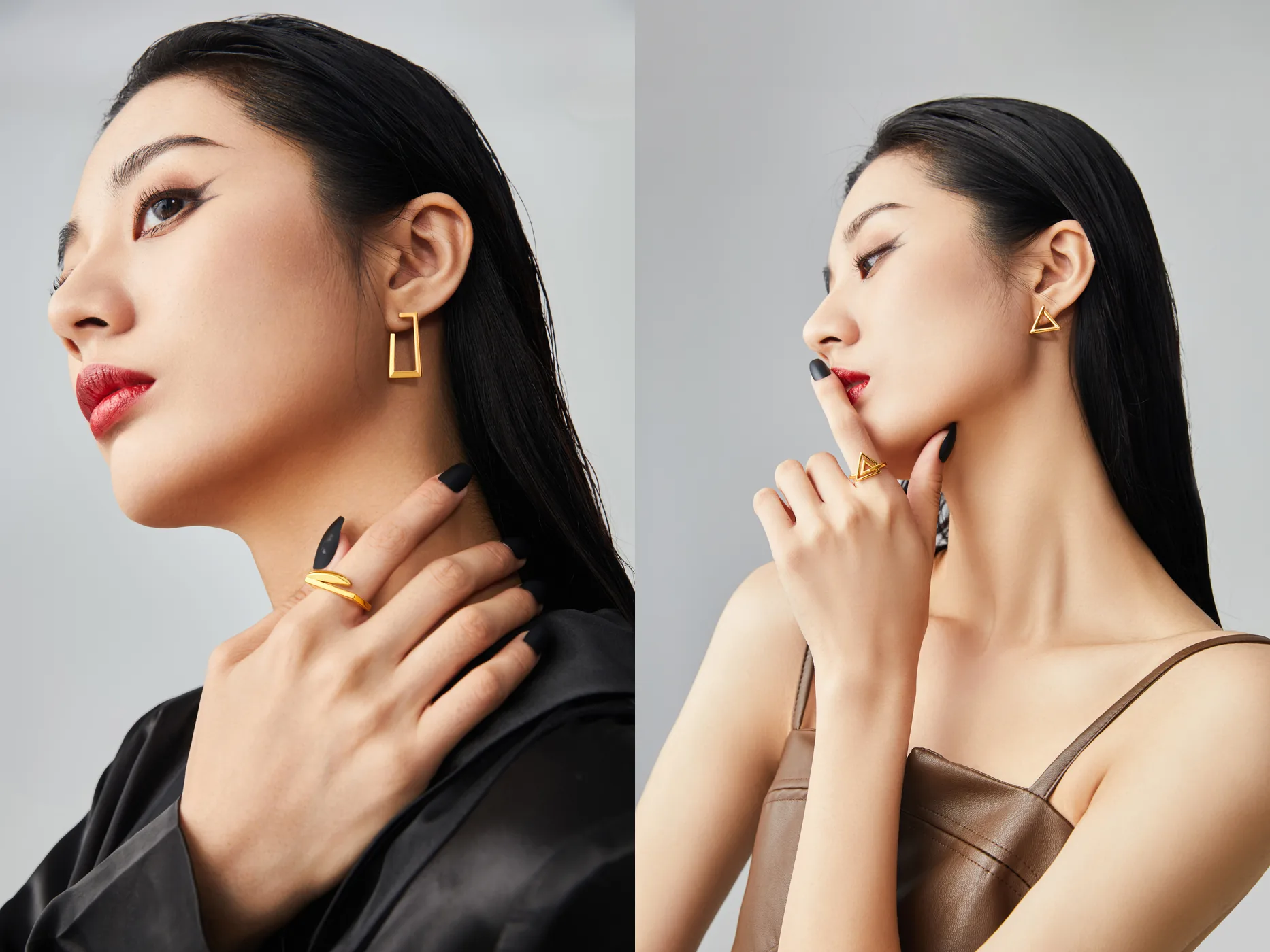 Earring and Jewelry Model Photography commercial photography example