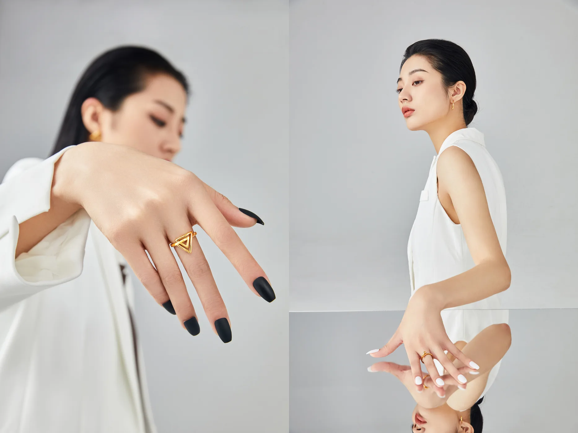 Earring and Jewelry Model Photography commercial photography example